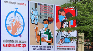 THIẾT KẾ POSTER PHÒNG CHỐNG COVID 19
